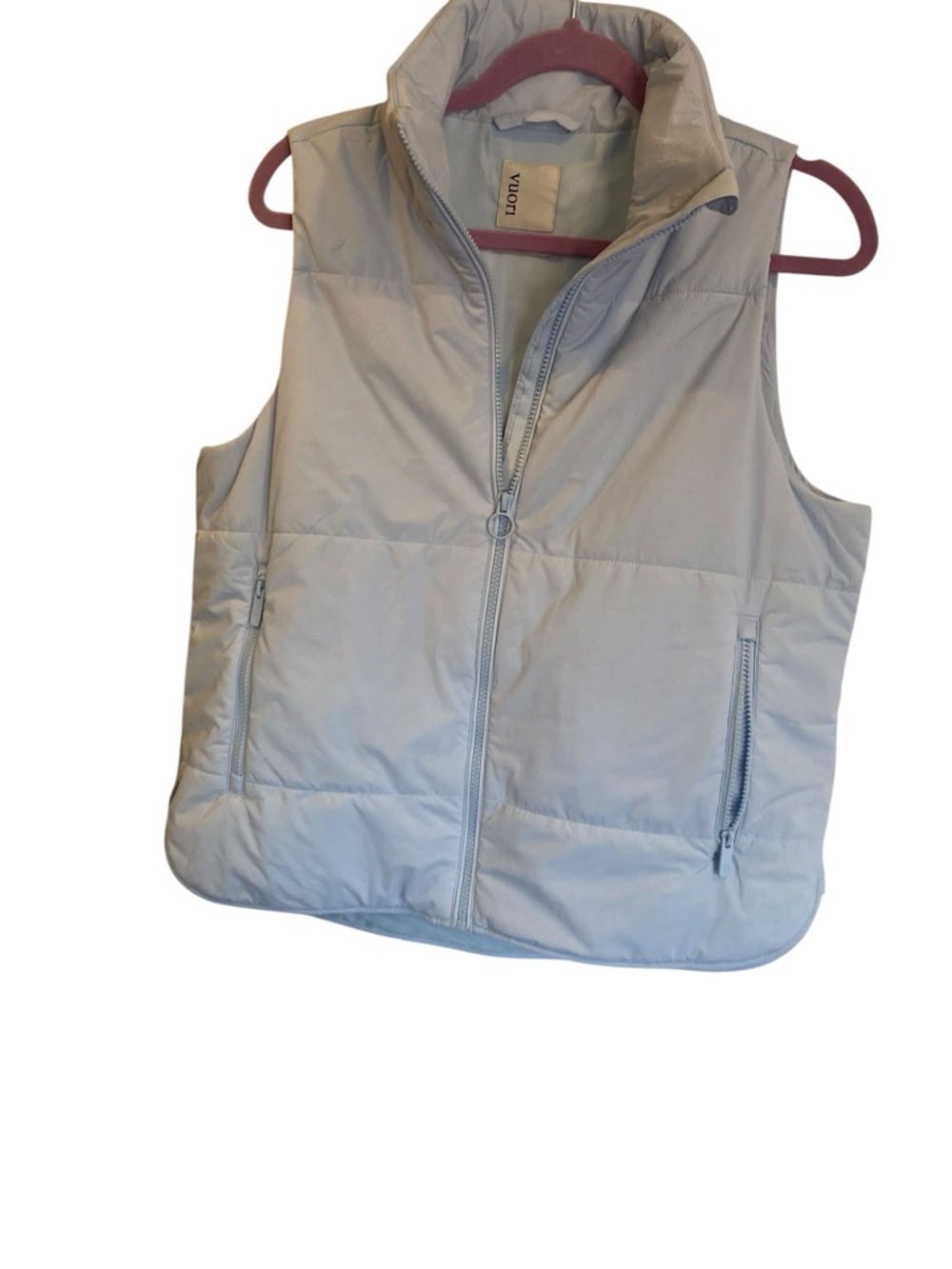 NWOT Vuori canyon insulated vest LIGHT BLUE Size L